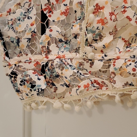 NWOT Tularosa Elba Rainbow Lace Mini Dress Sz. XS - Picture 9 of 12